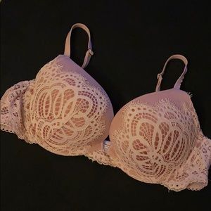 Victoria’s Secret Pink Lace Push Up Bra